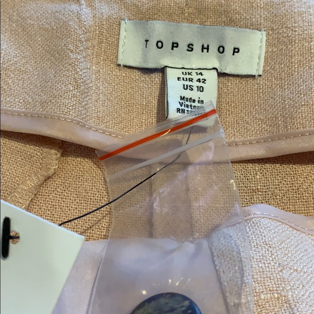 TopShop Cropped Wide Leg Trousers - Picture 7 of 8